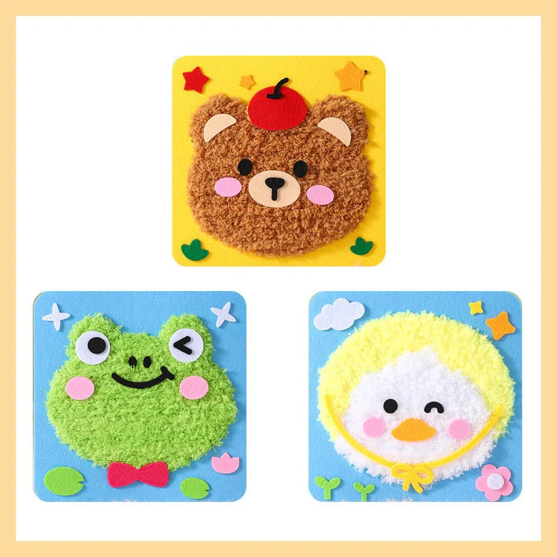 Fuzzy Drawings - Set zum Basteln einer Stickpuppe