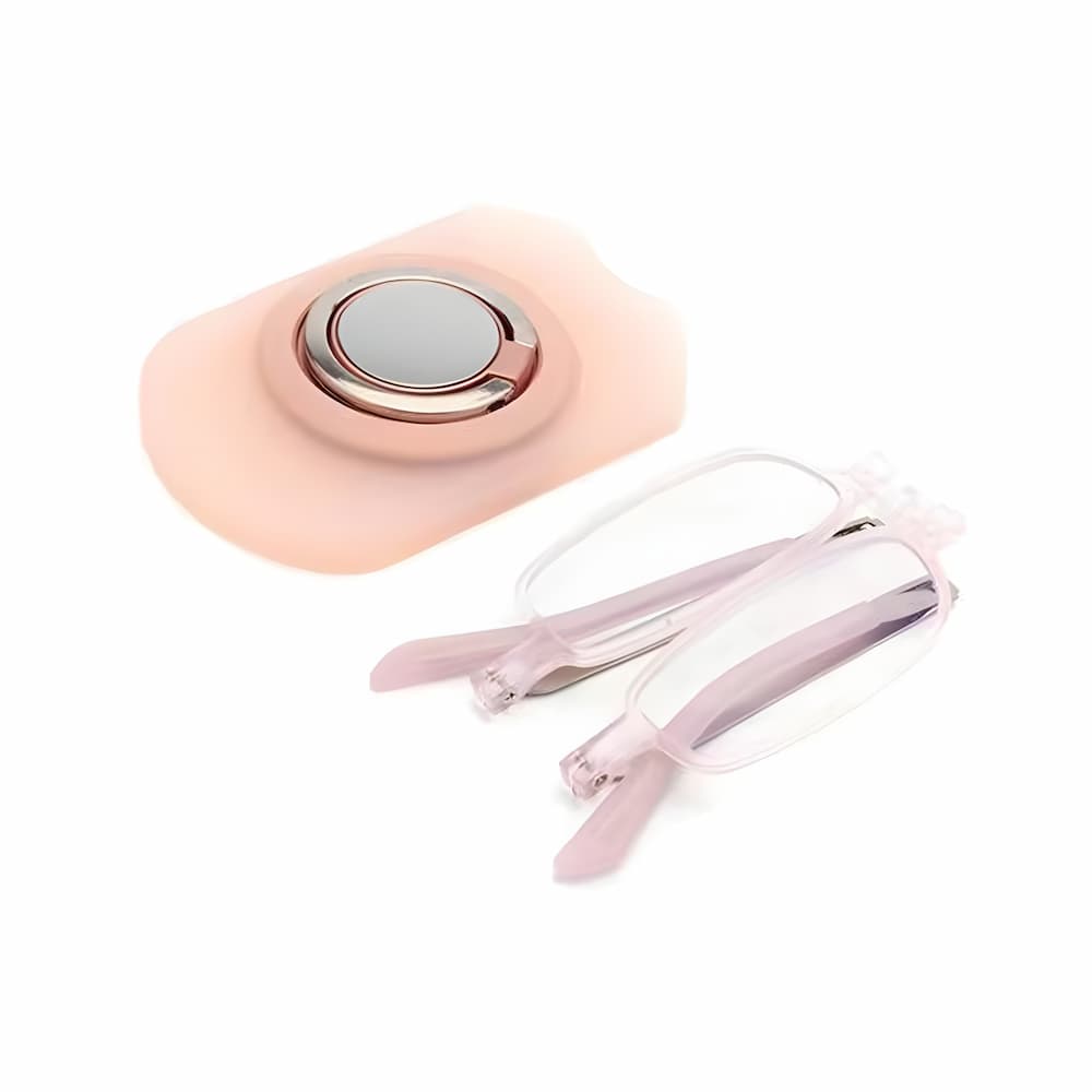 FoldGlasses - Randlose Gleitsicht-Lesebrille mit Blaulichtfilter und Titanfassung