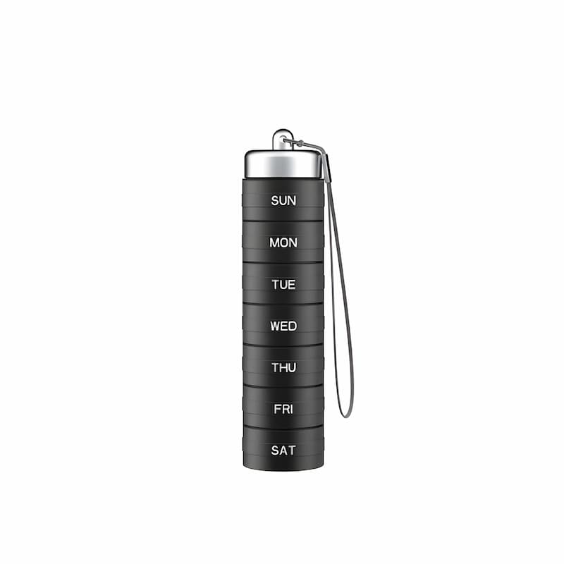 Pill Bottle - Tablettendose 7 Tage mit Wocheneinteilung