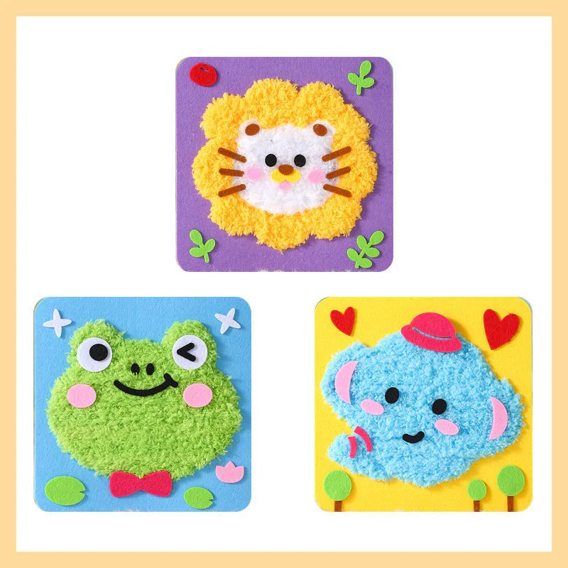 Fuzzy Drawings - Set zum Basteln einer Stickpuppe