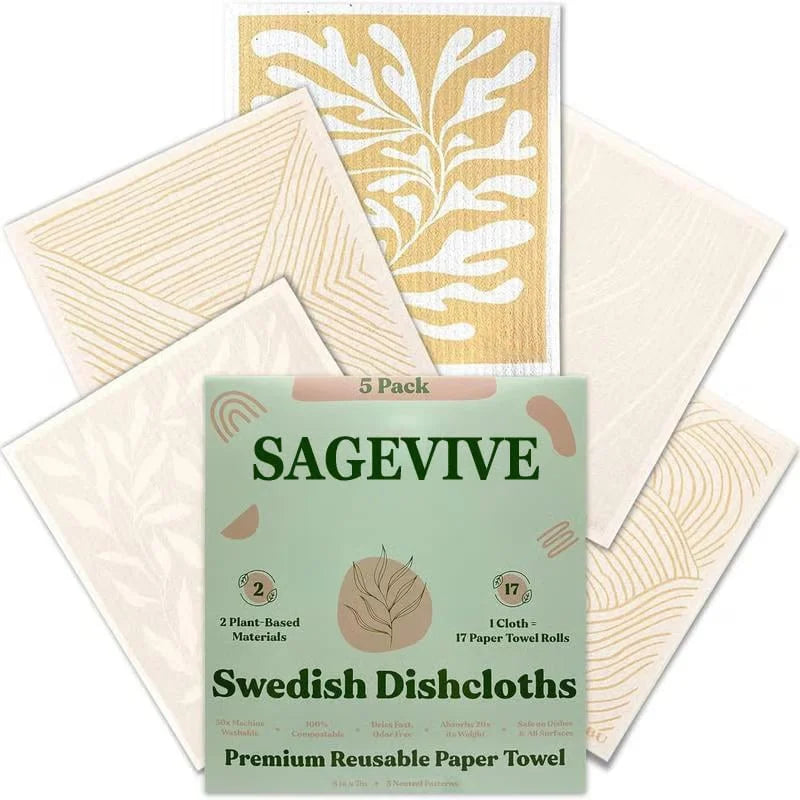 DischaCloths - Ultra-saugfähiges Geschirrtuch-Set
