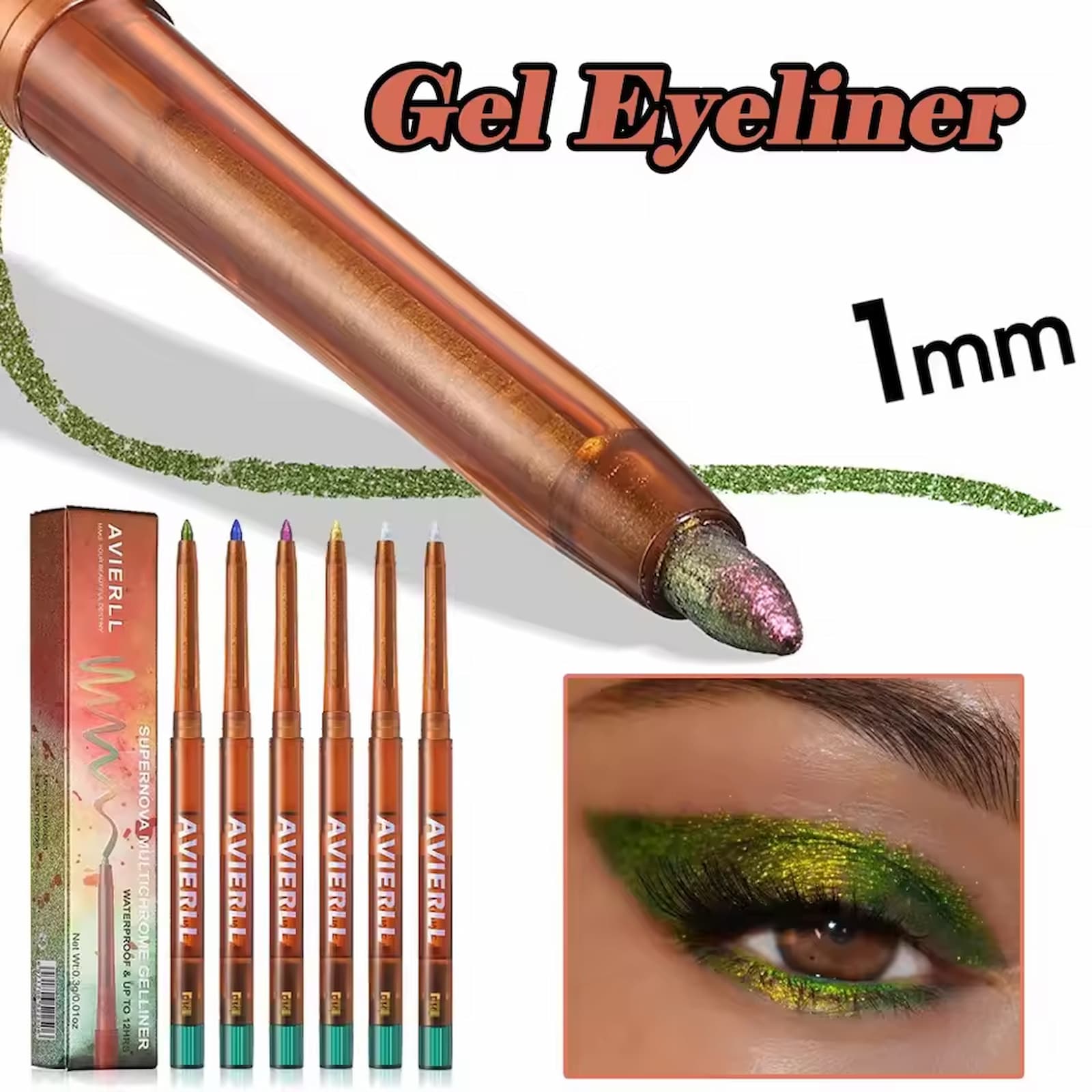 JeshaLiner - Einzigartiger farbiger Eyeliner