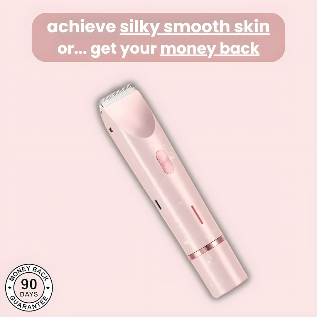 SilkTrim - 2 in 1 schmerzloser Bikini- und Gesichtshaarschneider