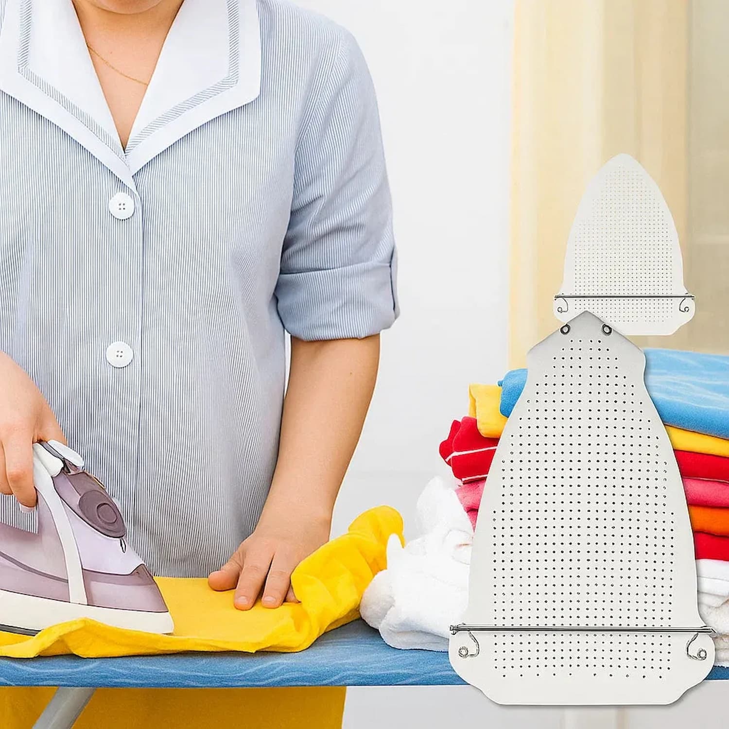 IronGuard - Schutz-Bügelbezug für empfindliche Stoffe – Verhindert Verbrennungen und Flecken