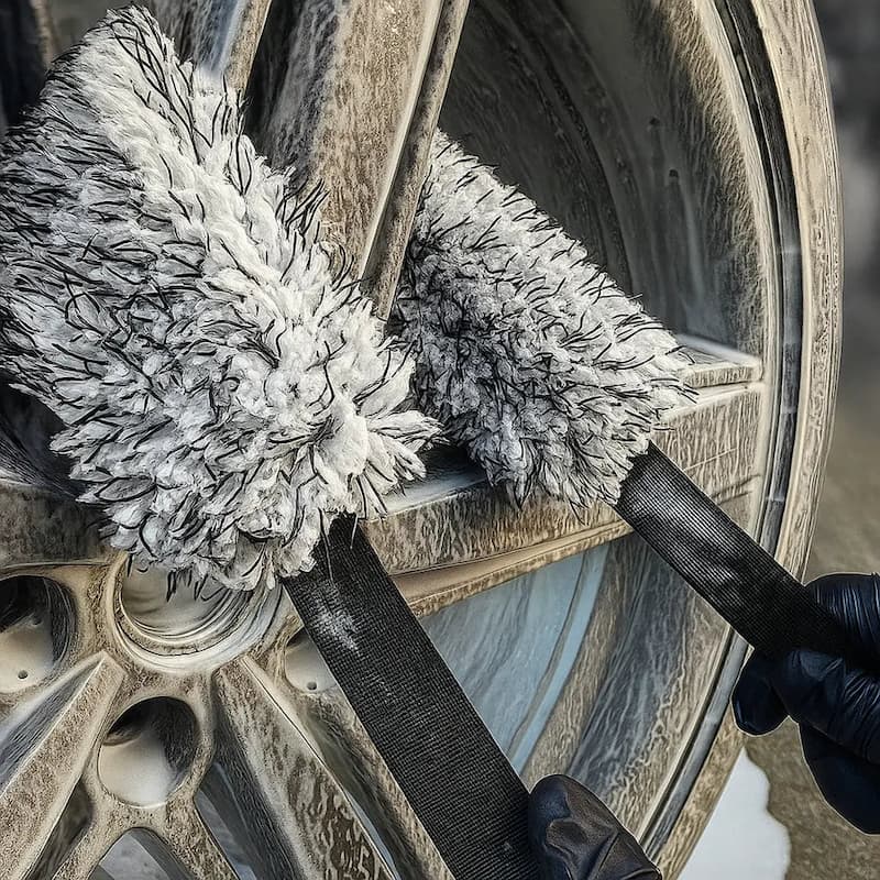 RimCleaner - Multifunktionales Mikrofasertuch – für schwer erreichbare Stellen im Auto