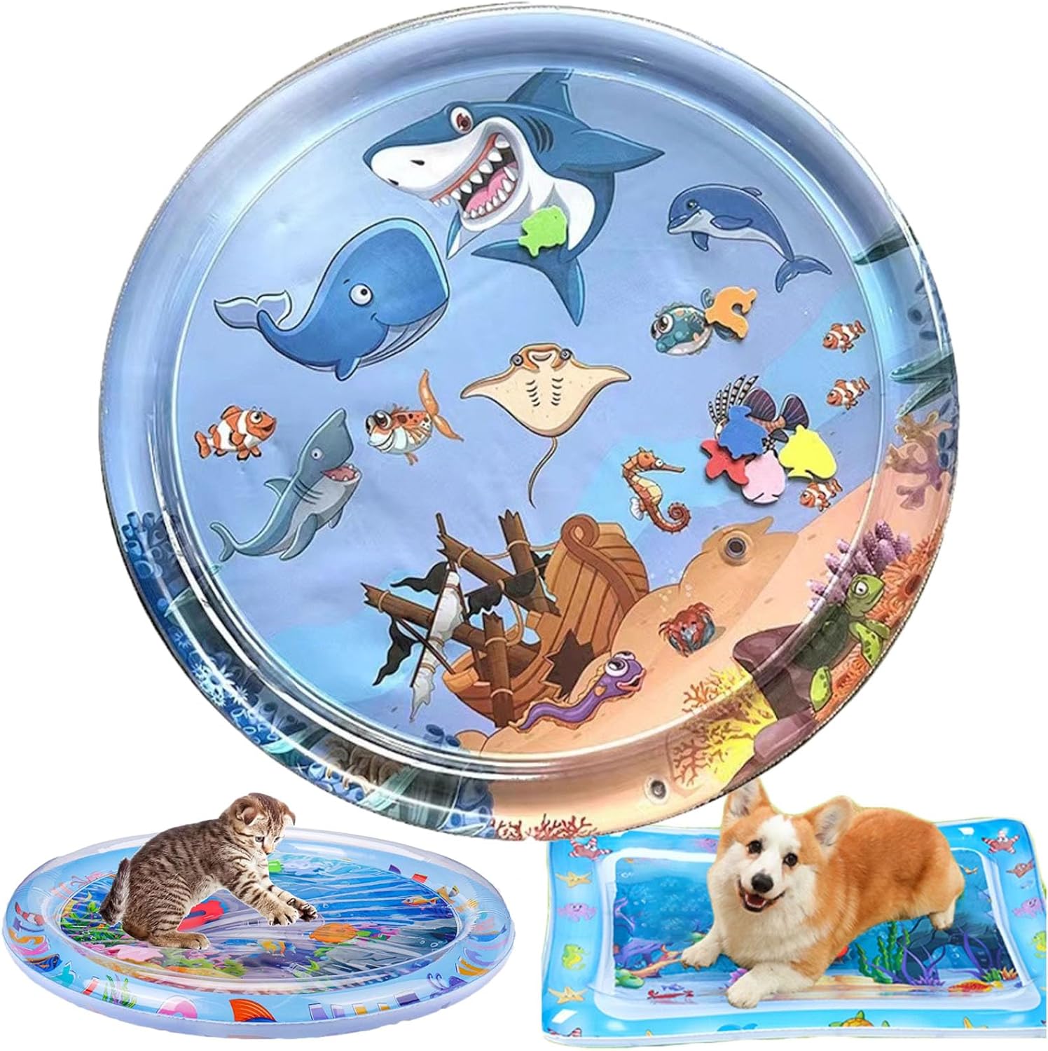 BreezePad - Halten Sie Ihren pelzigen Freund mit unserer sicheren und einfach zu verwendenden Wassermatte beschäftigt und kühl