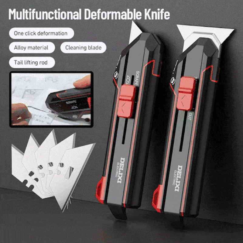 OptiKnive - 2-in-1 Universalmesser – Schneiden & Schaben in einem Werkzeug