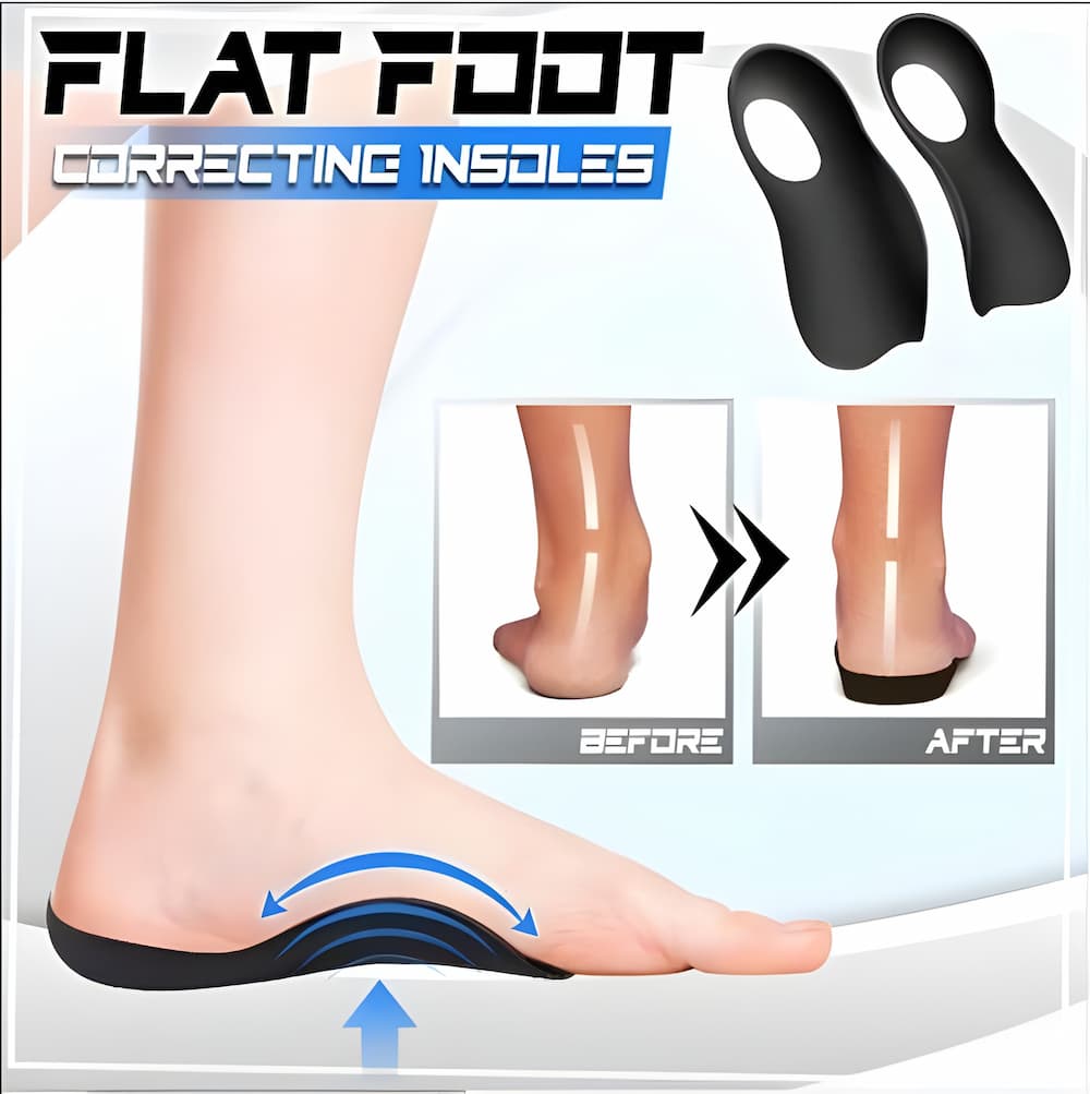 FlatSoles - Orthopädische Plattfuß-Einlagen