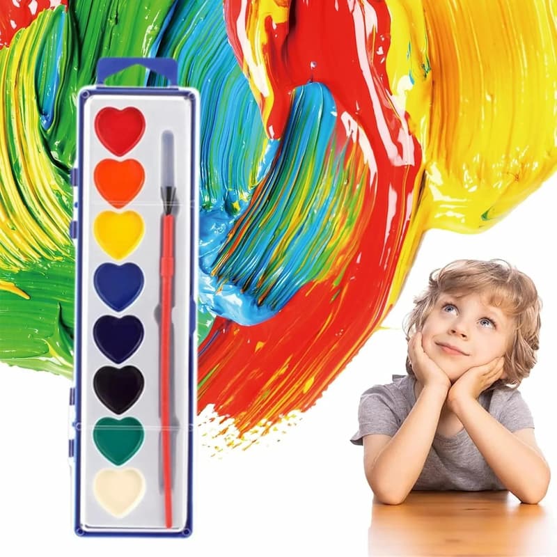 Heart Paint - Mini-Aquarellfarben-Set
