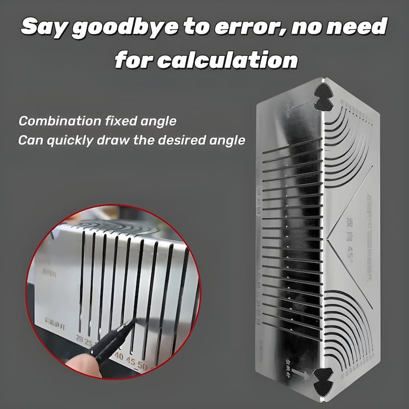 CutGuide - Edelstahl-Markierungs- und Messlehre