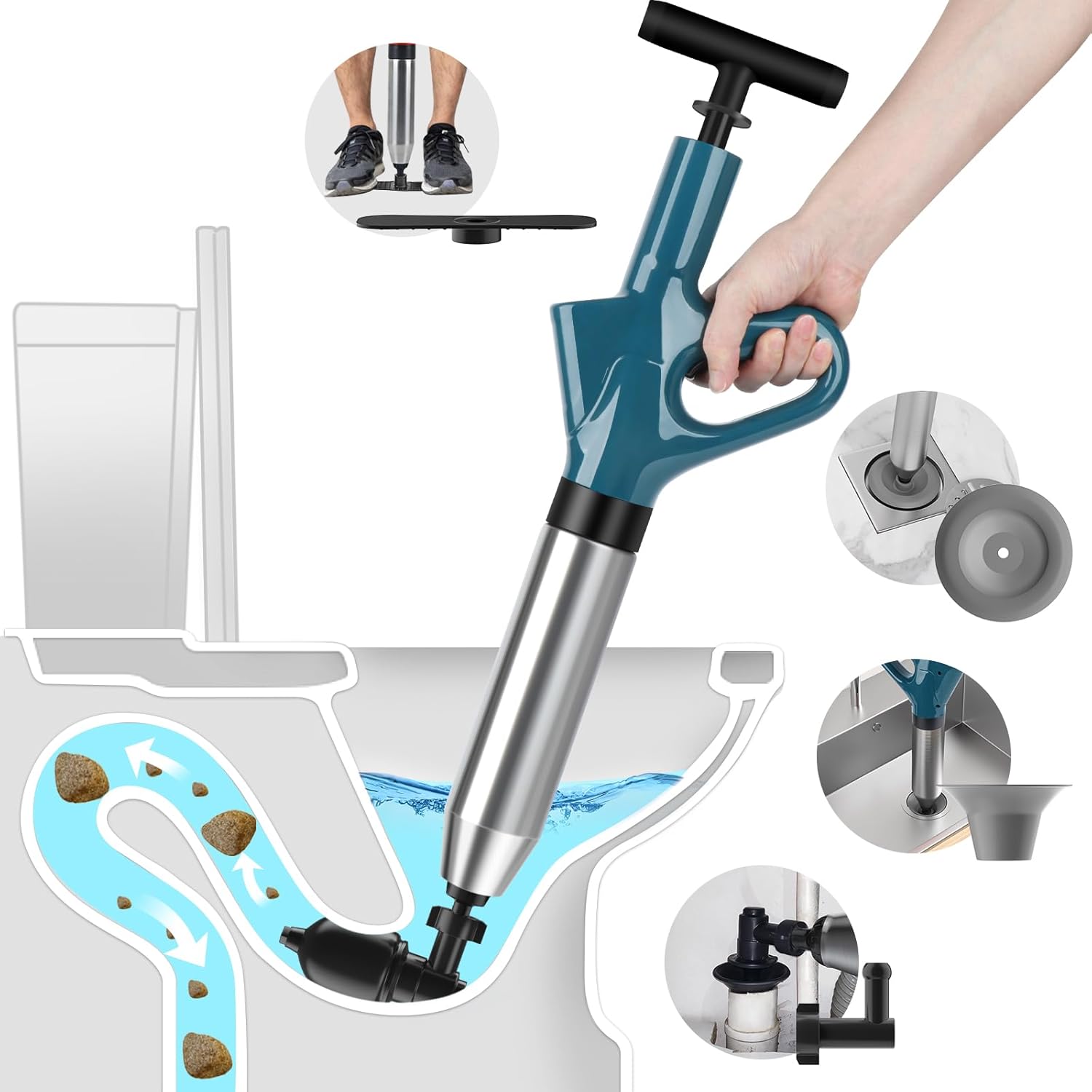 ClearGo - Erstopfte Abflüsse in Sekundenschnelle Befreien