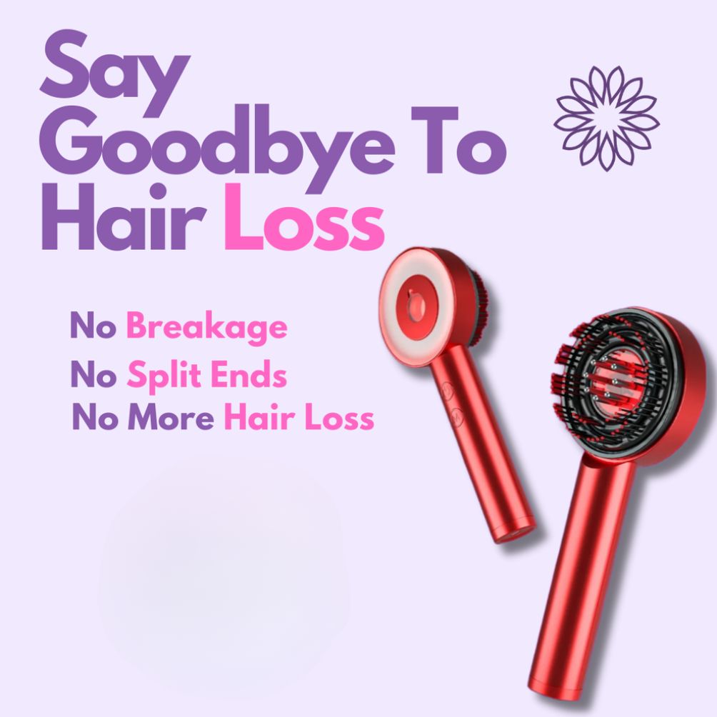 Vanura - Rotlichtbürste mit Tiefenstimulation der Kopfhaut