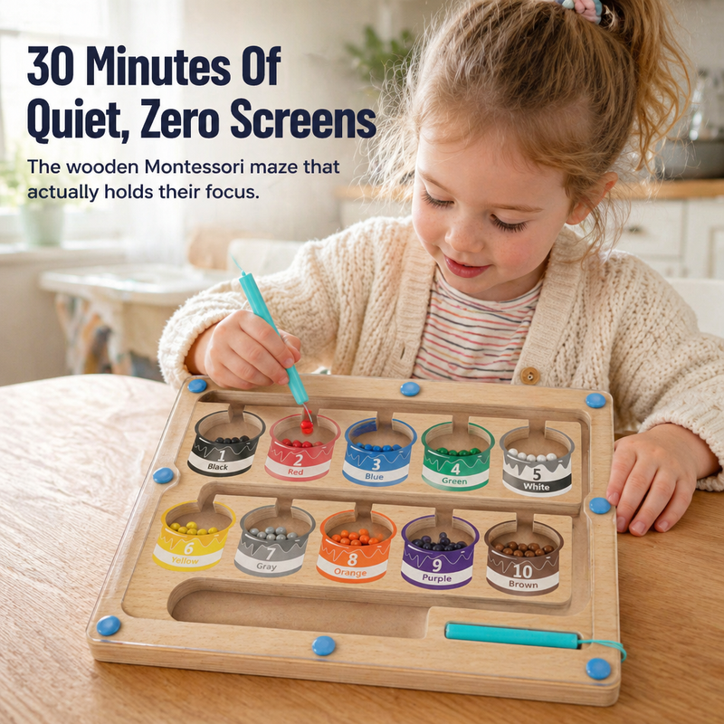 Magnetic Color Sorting - Tauschen Sie Wutanfälle gegen 30 Minuten konzentriertes Spielen ein