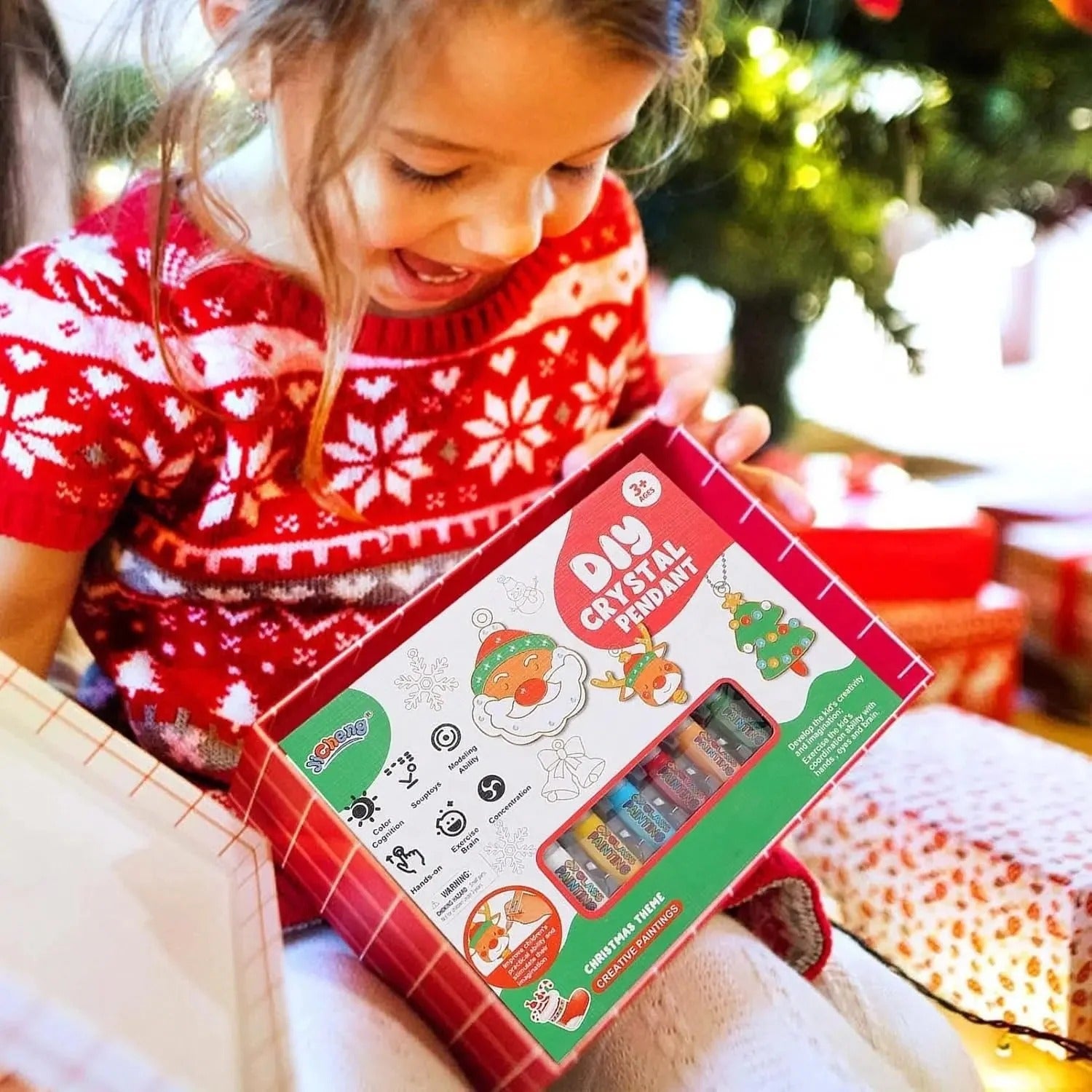 PendantKit - DIY-Kristallmalerei-Set — Farbenfrohe Kristallanhänger selbst gestalten