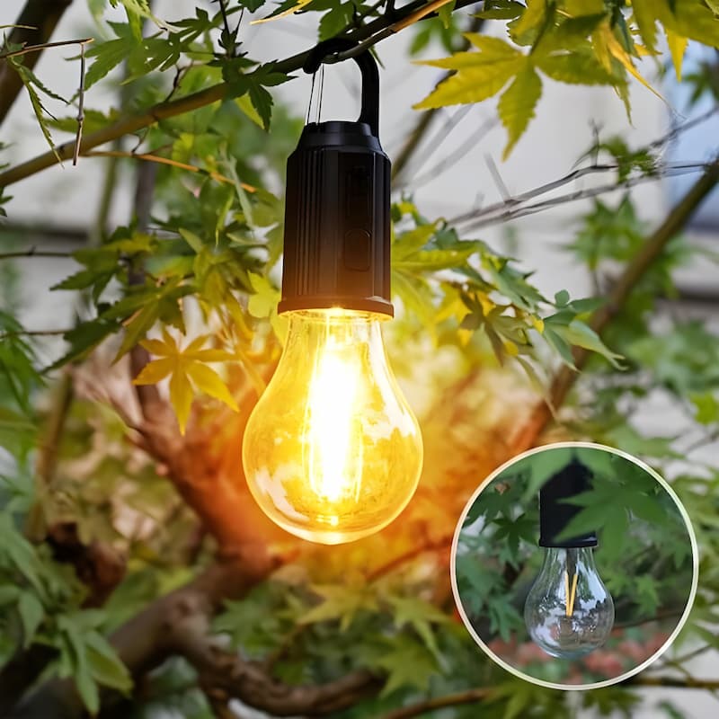 ClipBulb - Retro Campinglicht — Perfekte Atmosphäre für Zelt & Angelplatz