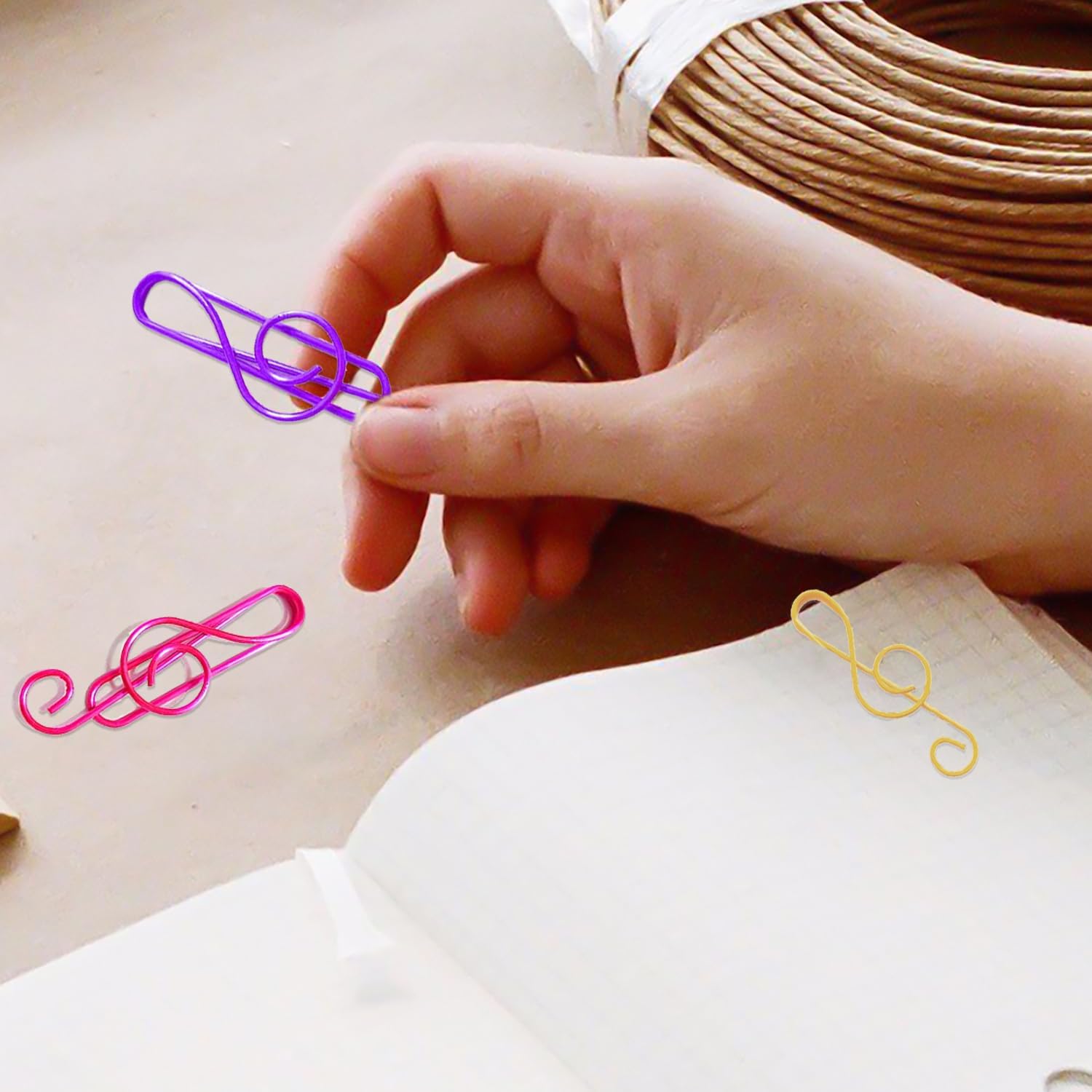 NoteClips - Musiknoten-Büroklammern – für Schule, Büro & kreative Geschenke