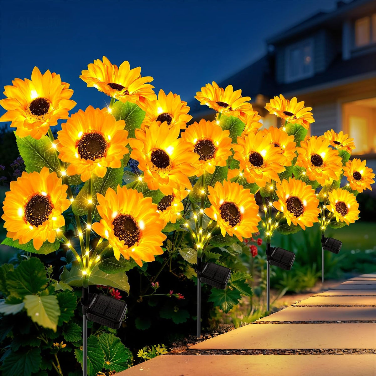 Solar Sunflowers - Verzaubern Sie Ihre Abende mit müheloser, bezaubernder Gartenmagie