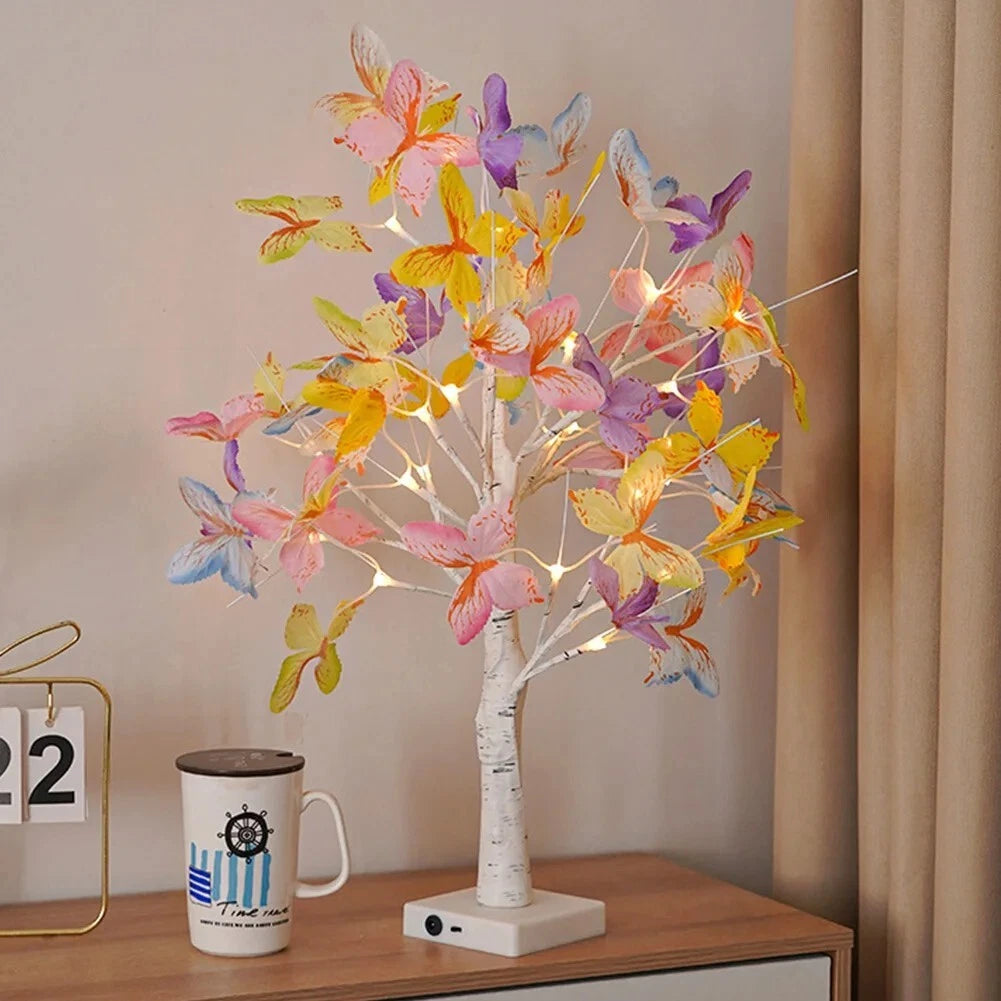 ButterflyTree - LED-Schmetterlingsbaum – Warmweißes Licht für stilvolle Wohnräume