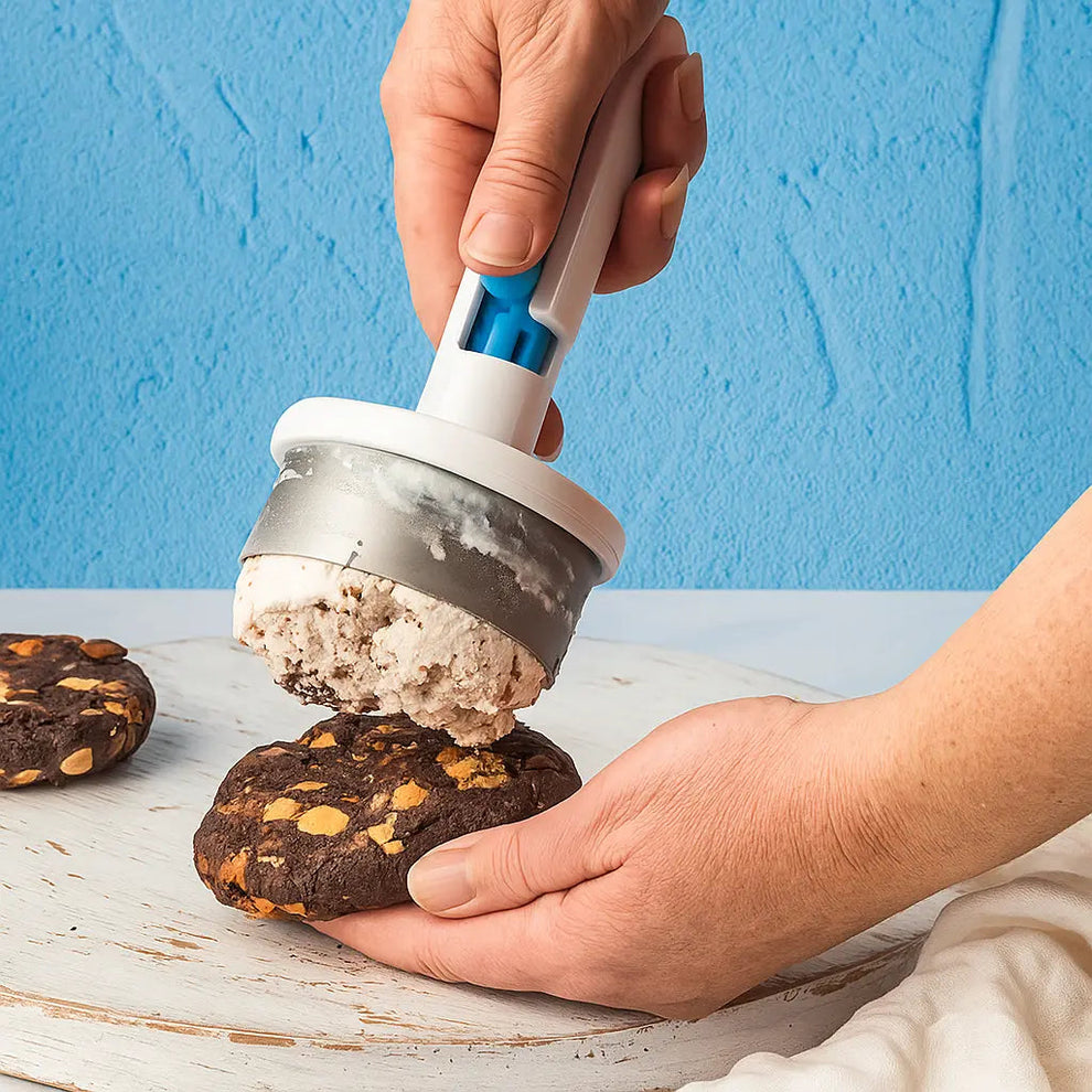 JollyScoop - Eiscreme-Sandwich-Portionierer – Ideal für kreative Sommer-Desserts