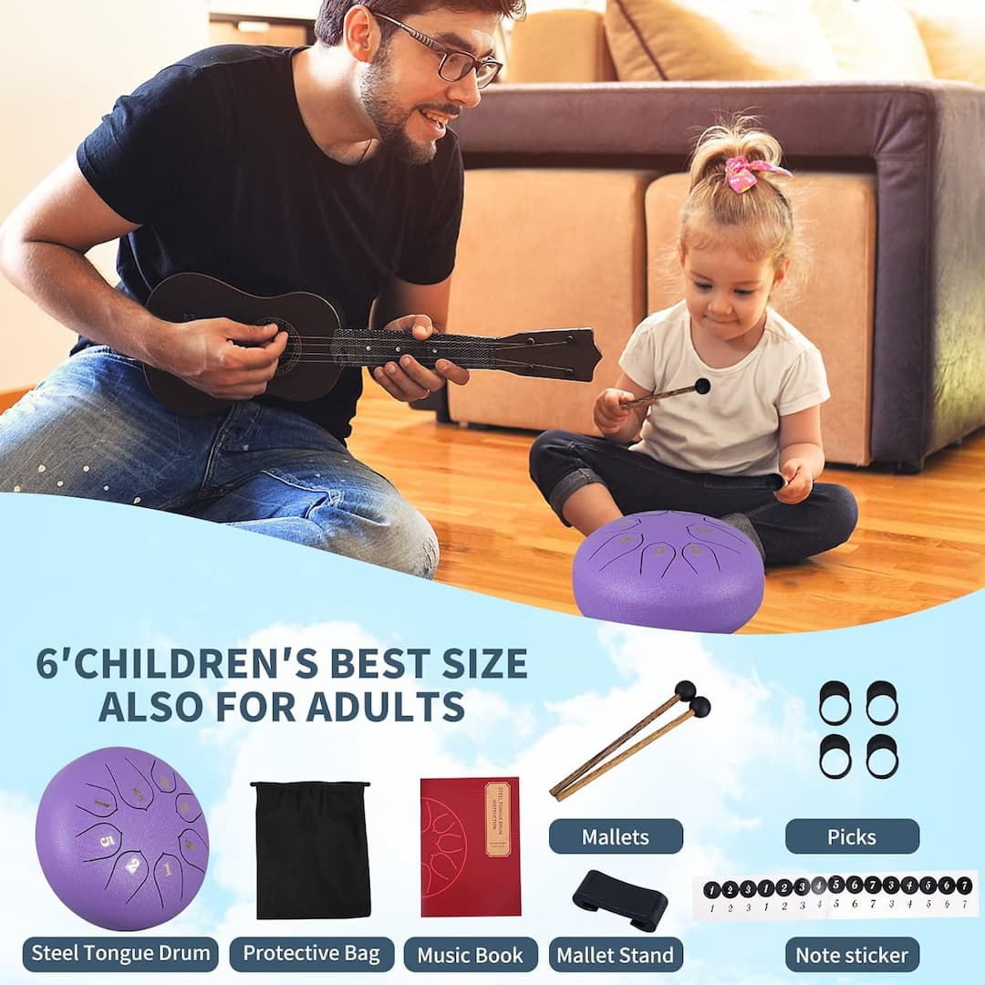 CalmOase - Handpan-Trommel für magischen Frieden und Meditation