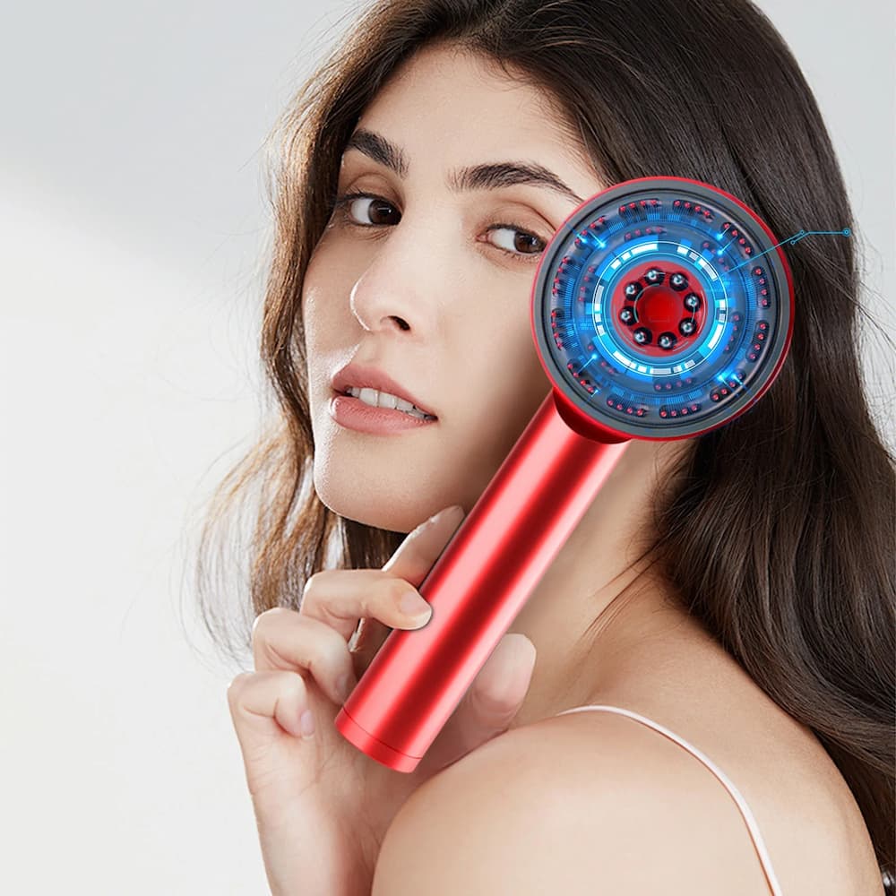 Vanura - Rotlichtbürste mit Tiefenstimulation der Kopfhaut