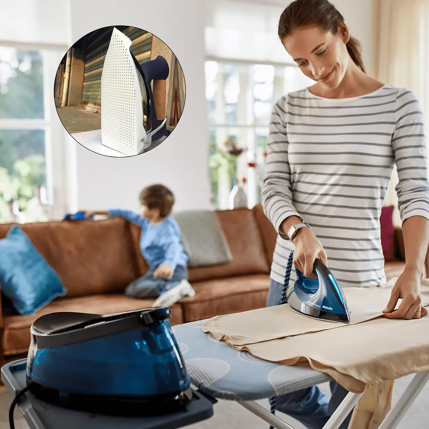 IronGuard - Schutz-Bügelbezug für empfindliche Stoffe – Verhindert Verbrennungen und Flecken