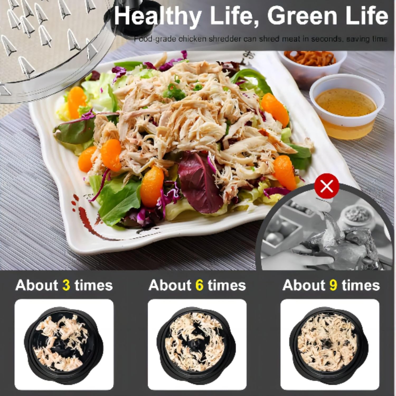 MeatPuller - Fleischzerkleinerer — mühelos zartes Fleisch genießen