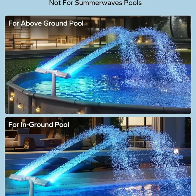 LumaMist Duo — Verwandeln Sie Ihren Poolbereich sofort in eine kühle, farbenfrohe Oase