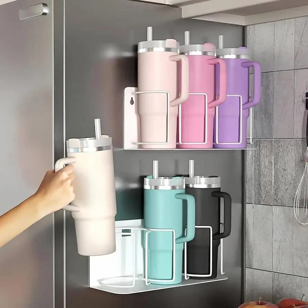 FlaskRack - Magnetischer Tassenhalter — Ihre Lieblingsbecher stets bequem erreichbar