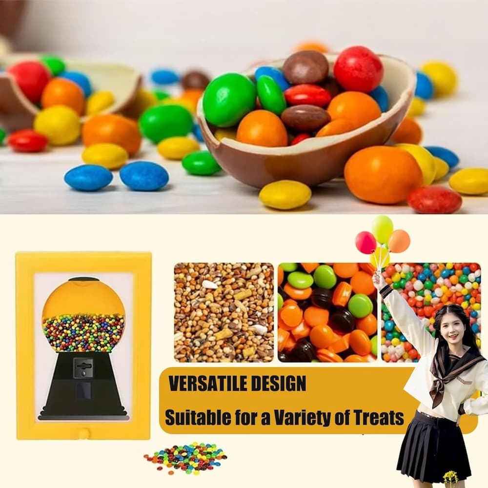 CandyFrame - Seltener Vintage-Rahmen Bonbonspender — Wandkunst mit süßer Überraschung