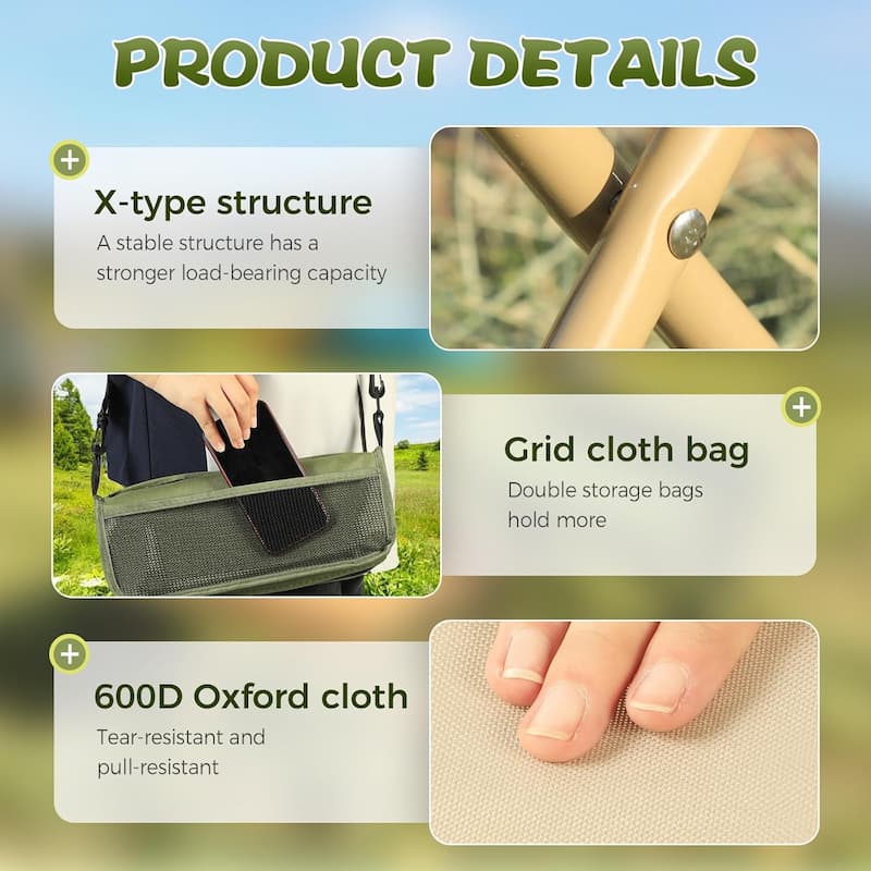 PortaSeat - Klappbarer Sitzhocker – Stabil, leicht und wasserdicht für unterwegs