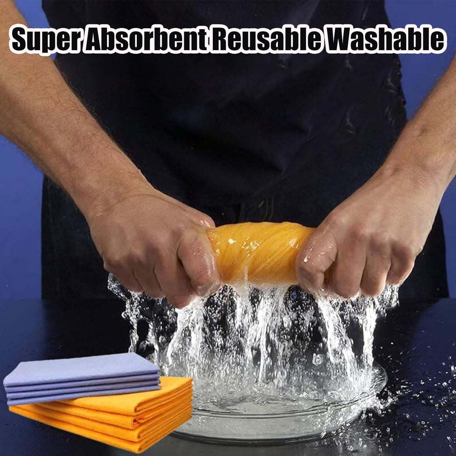 MagicTowel - Waschbare Reinigungstücher — 8er Set, langlebig & saugfähig