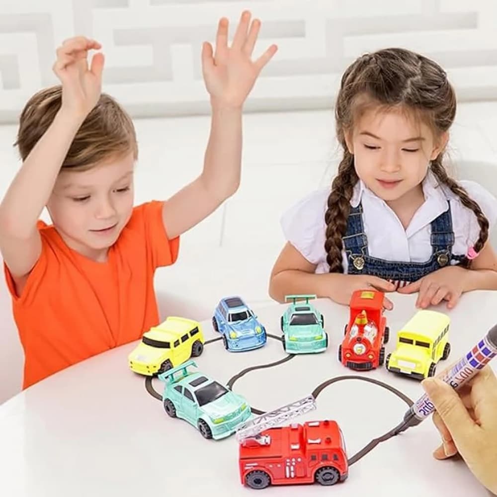 LineCar - Das magische Auto, das deinen Zeichnungen wie von Zauberhand folgt