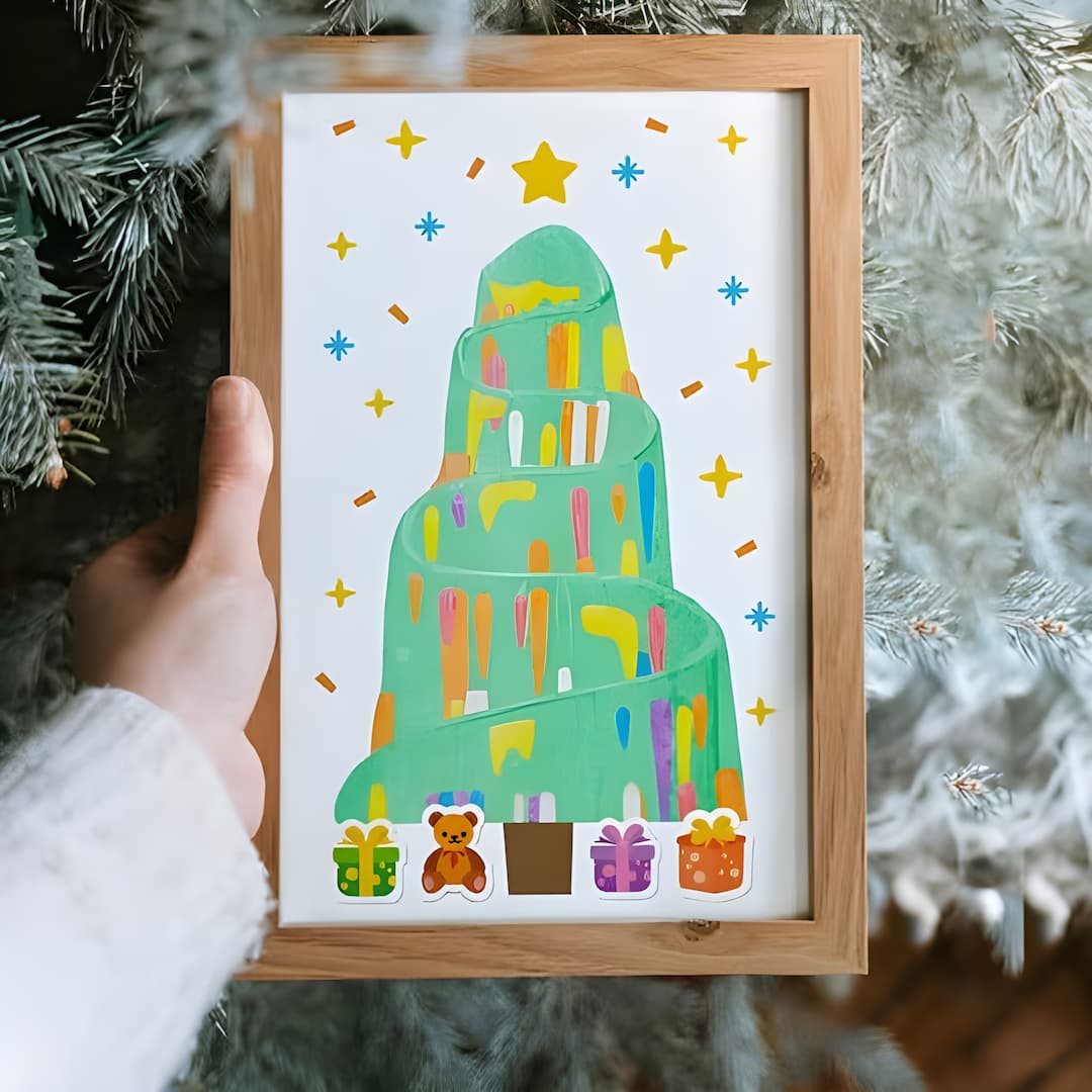 ColorSwipe -Kreatives Kinder Rakel-Malkit - Künstlerischen Spaß entfesseln!