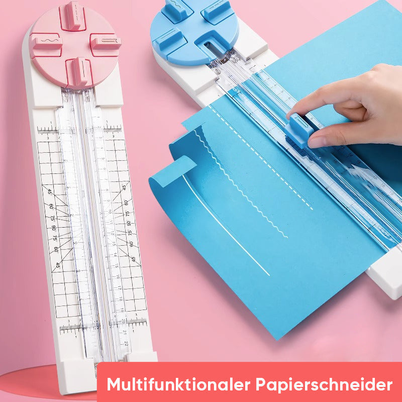 PaperCutter - 4-in-1-Papierschneider – für Karten, Scrapbooking und kreative Deko