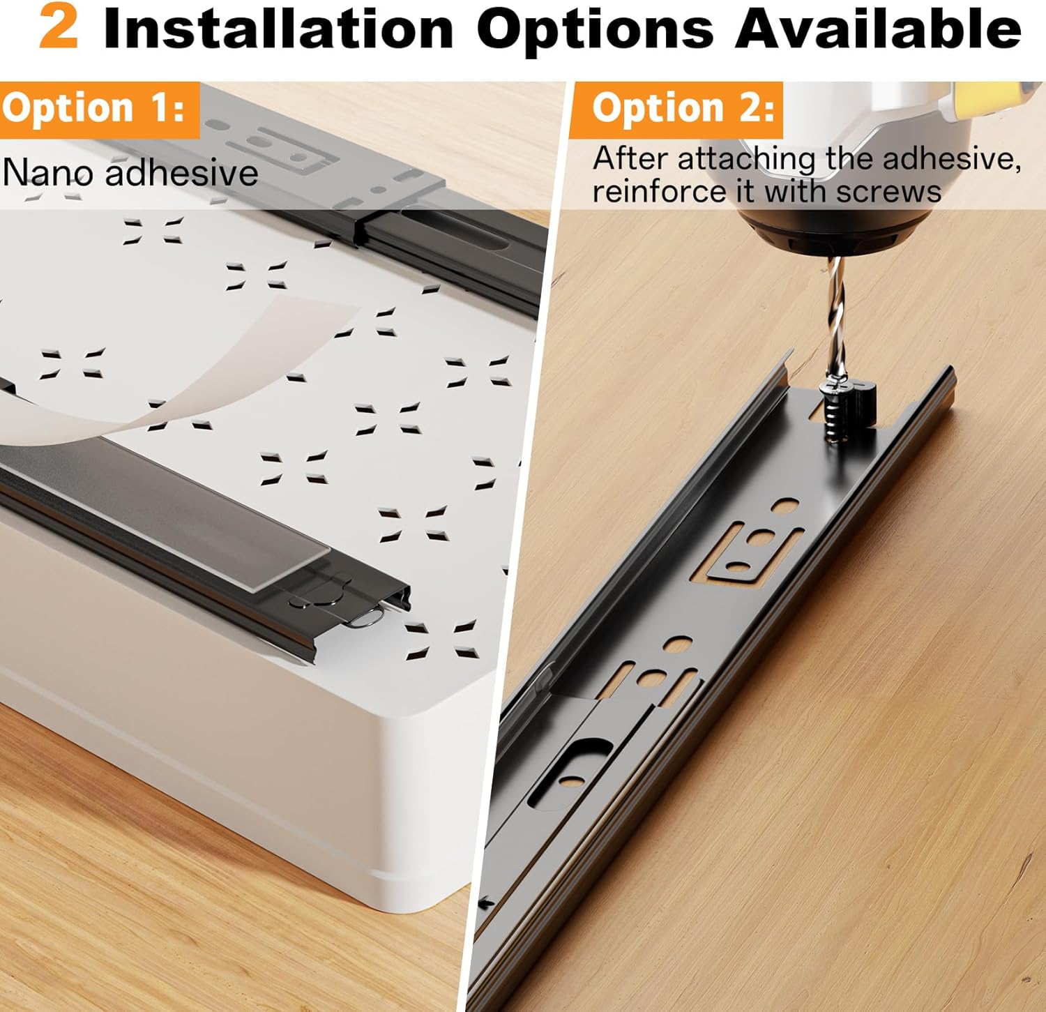 PullOutTrays - Schrank Organizer ausziehbar — Kein mühsames Montieren nötig