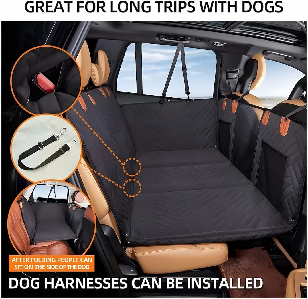 BoguraSeat - Hartboden-Autositzschoner für Hunde