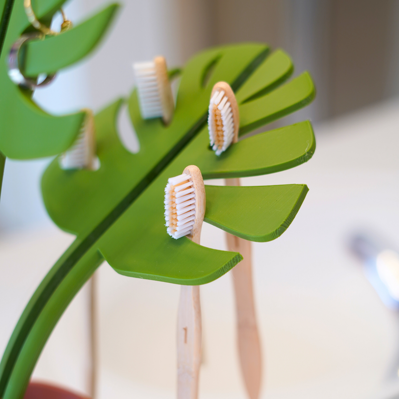 MonstaHolder - Monstera Spiegelmontierter Badezimmer-Organizer