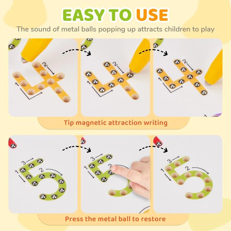 MagBoards - Doppelseitige Magnetbuchstaben-Tafel