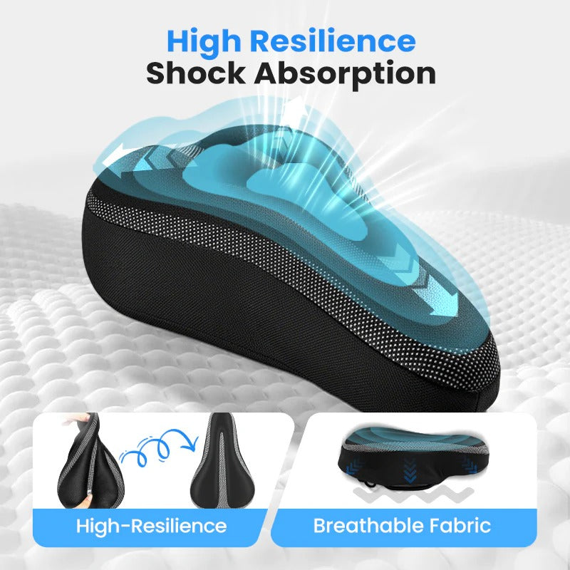 GelCover - Druckentlastender Fahrradsattel — Entlastet zuverlässig & dämpft Vibrationen