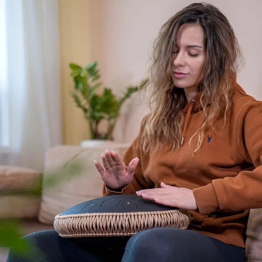 CalmOase - Handpan-Trommel für magischen Frieden und Meditation