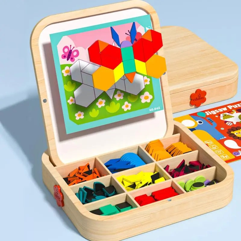 WoodMagnets - Holz-Magnetpuzzle — Kreativität und Selbstvertrauen fördern