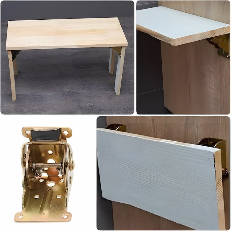 TehaHinge - Stahl Möbelscharniere faltbar selbsthemmend 90 Grad