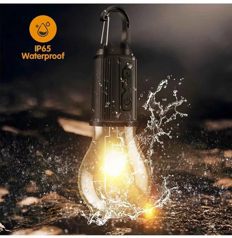 ClipBulb - Retro Campinglicht — Perfekte Atmosphäre für Zelt & Angelplatz