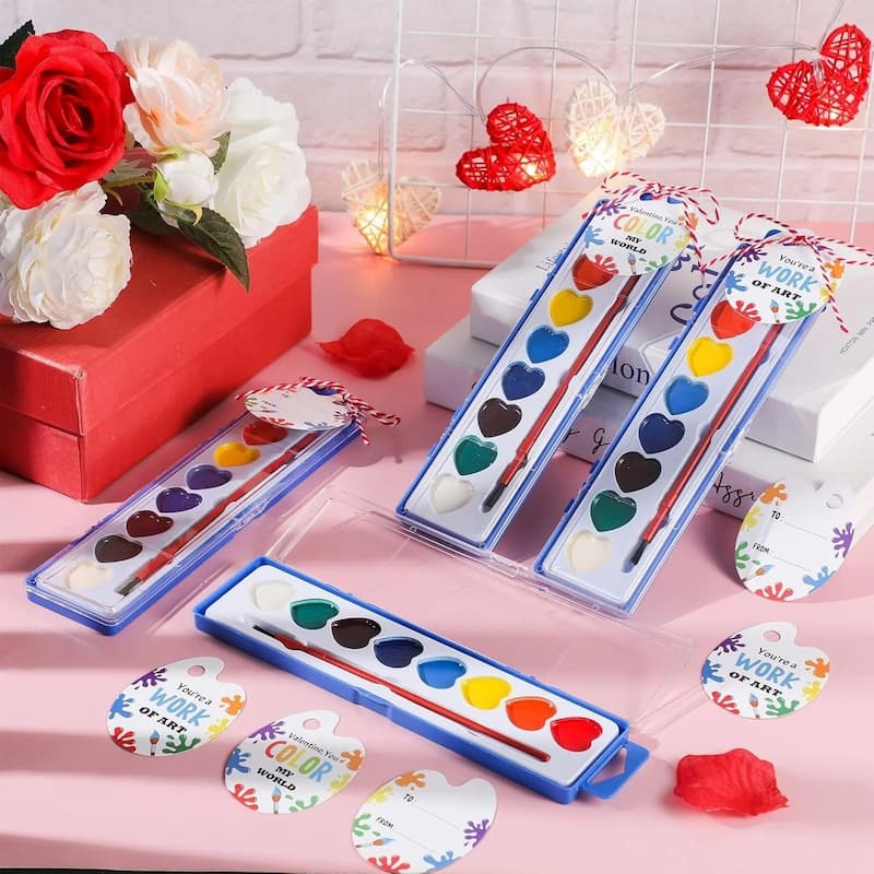 Heart Paint - Mini-Aquarellfarben-Set