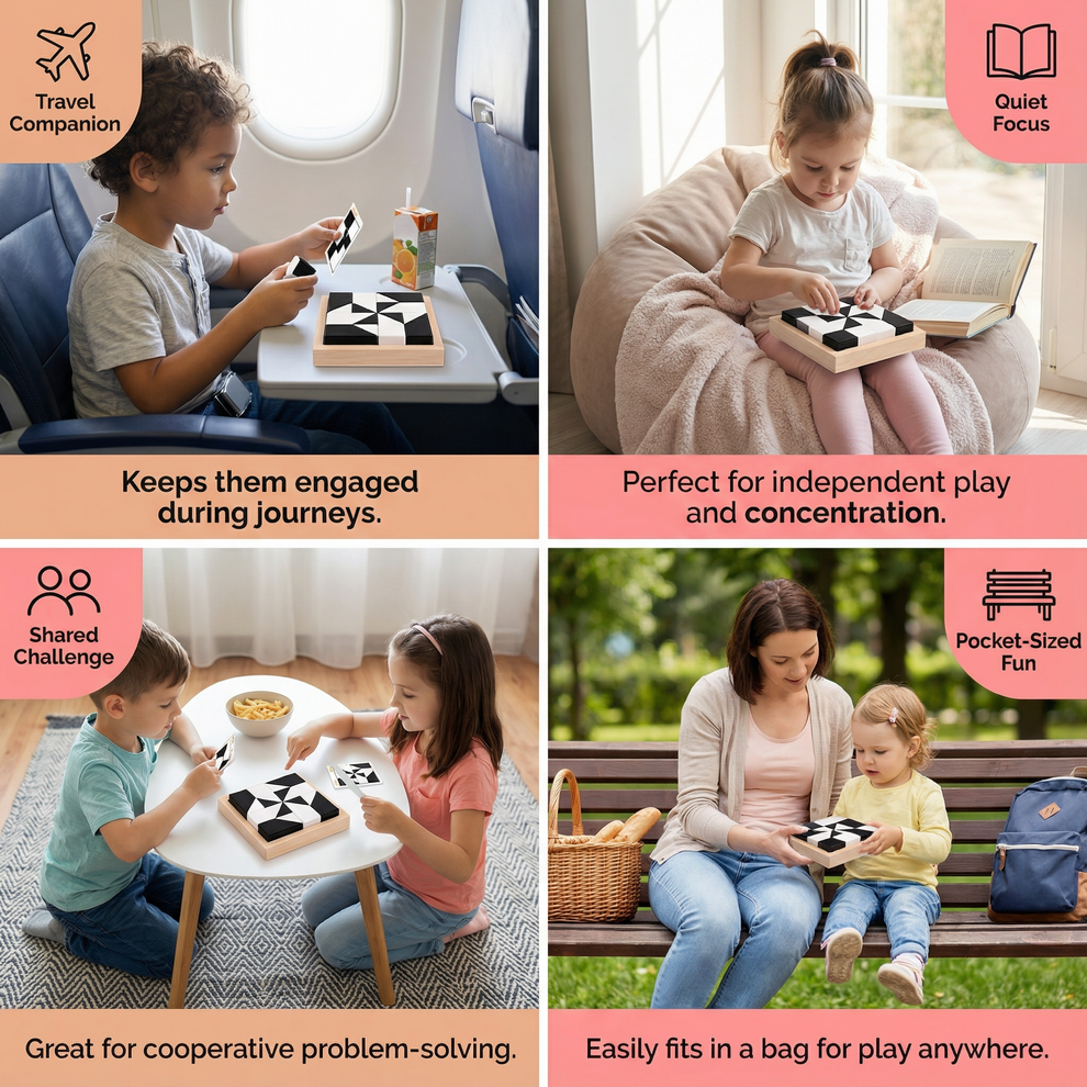 BlockMatch - Lernspielzeug-Puzzleset