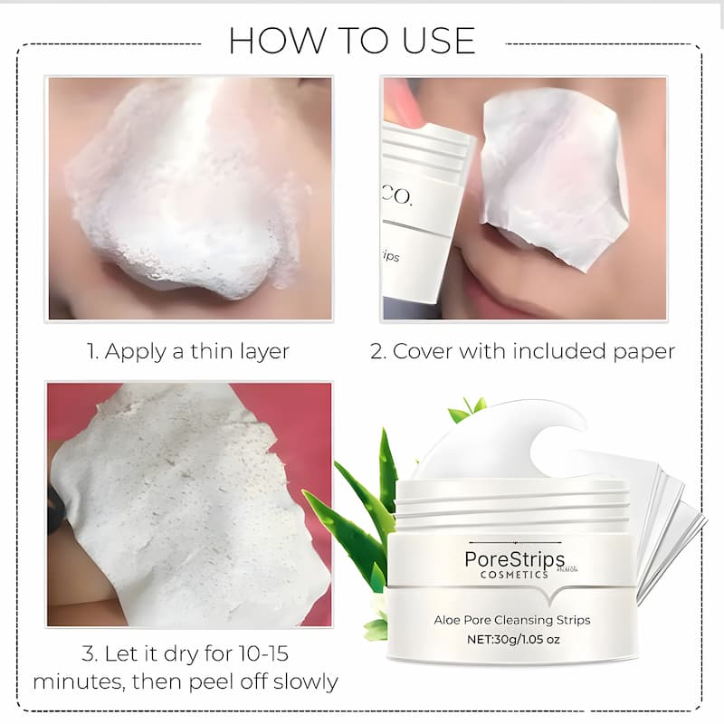 PoreStrips - Aloe-Porenreinigungsset