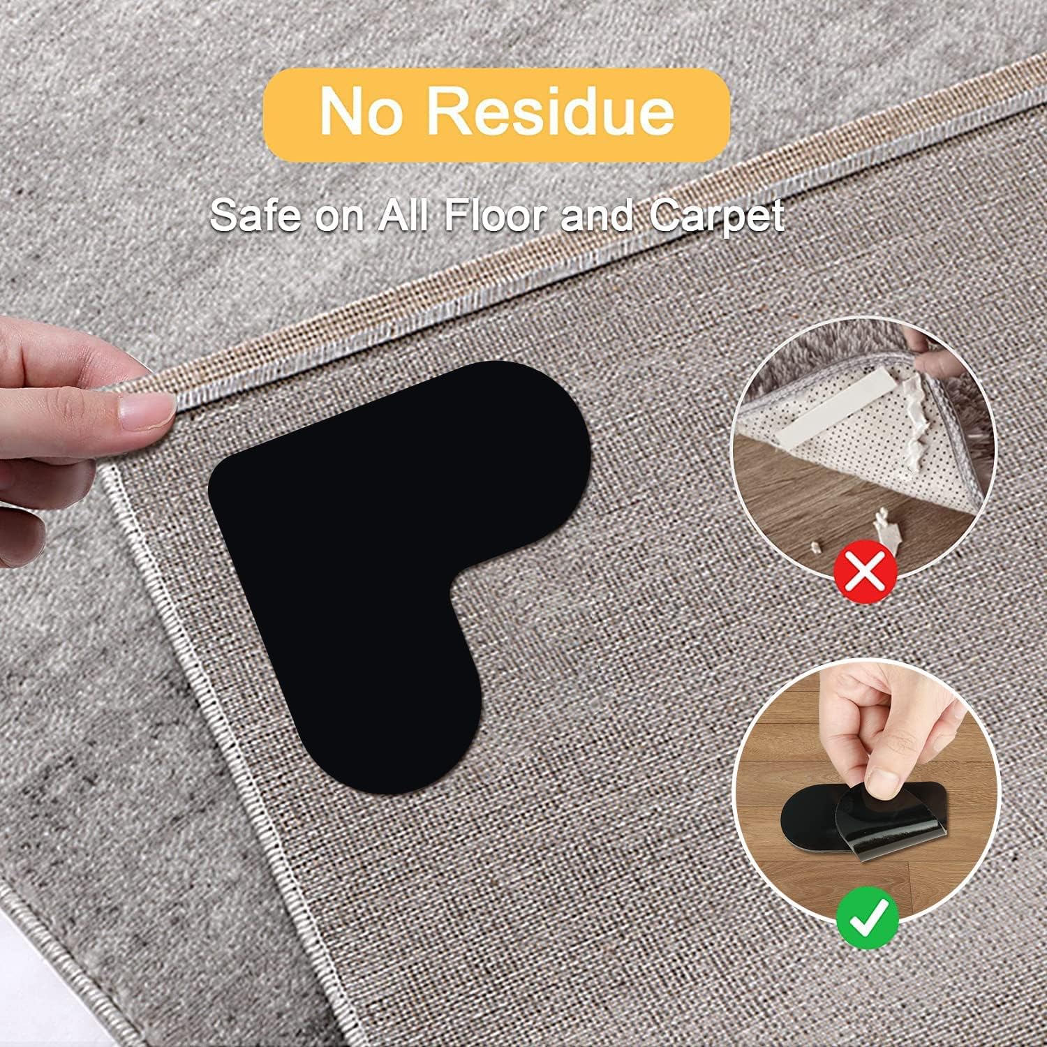 Rug Griper - Sorgen Sie dafür, dass Ihre Teppiche flach, sicher und rutschfest liegen – für absolute Sicherheit