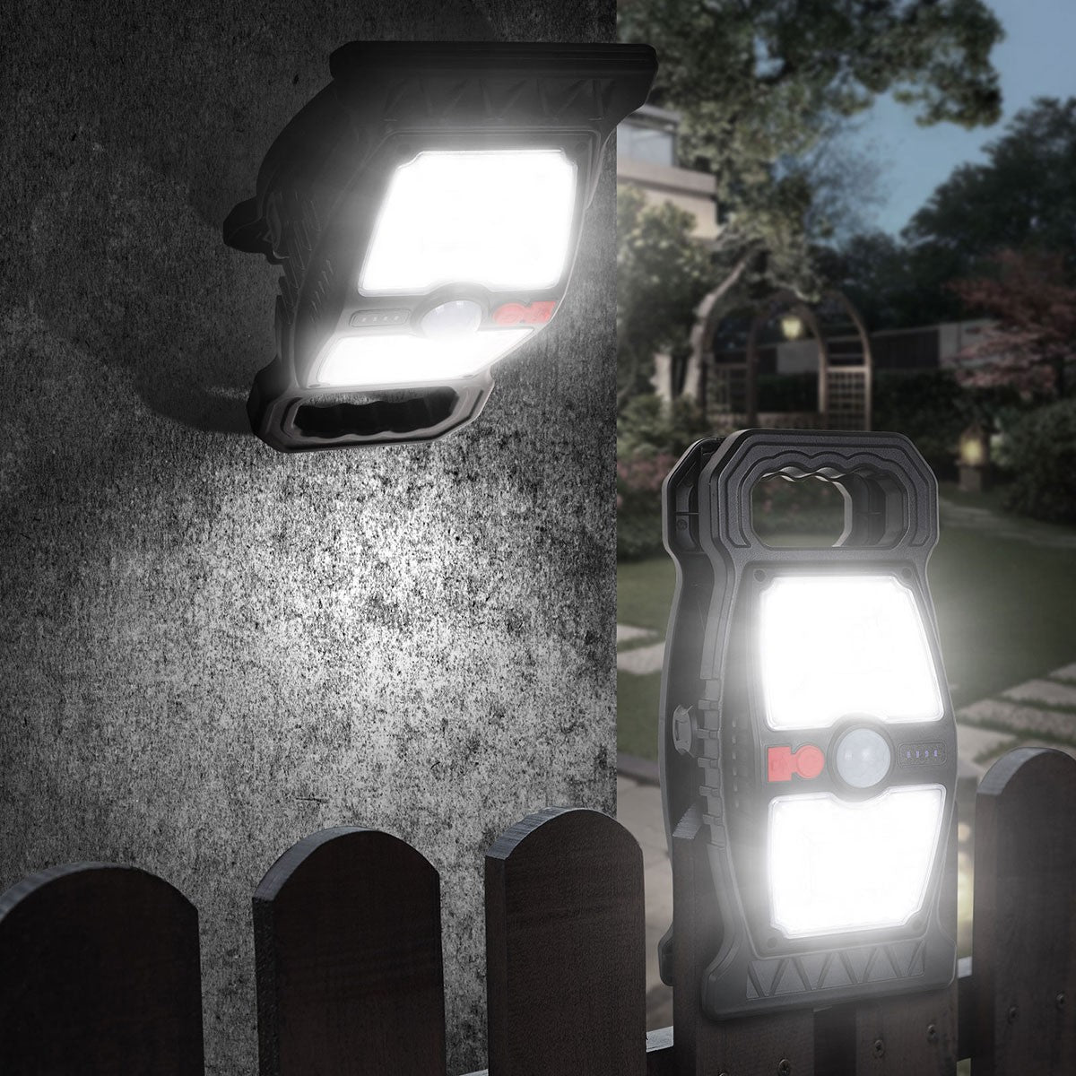 SolarClampLamp - Outdoor Clip-On Solarbewegungsmelder Lichter Wasserdicht