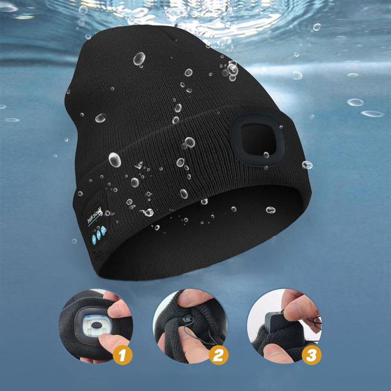 LEDBeanie - LED-Bluetooth-Musikmütze